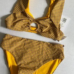 Checkered O ring WeWoreWhat bikini